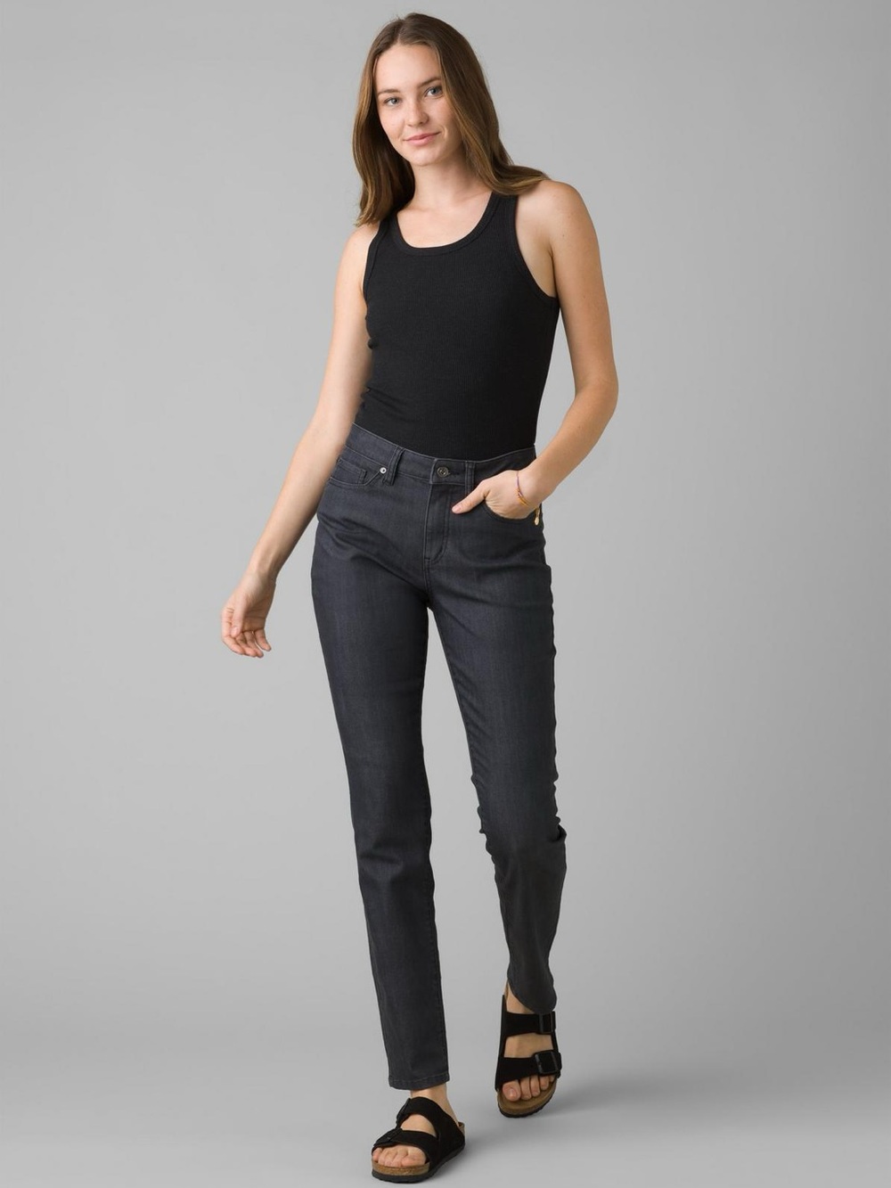 prAna Kayla High Rise Jean Solid Denim Color Size 10 NWT